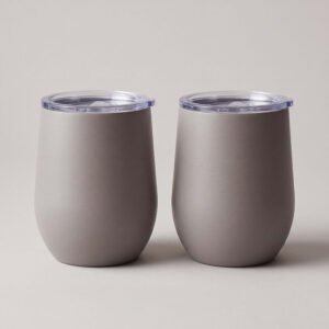Insulated Wine Tumbler Pair