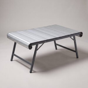 Roll-Top Slatted Table